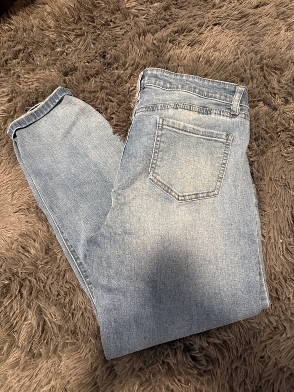 Buffalo David Bitton Light Wash Skinny Jeans , ankle length